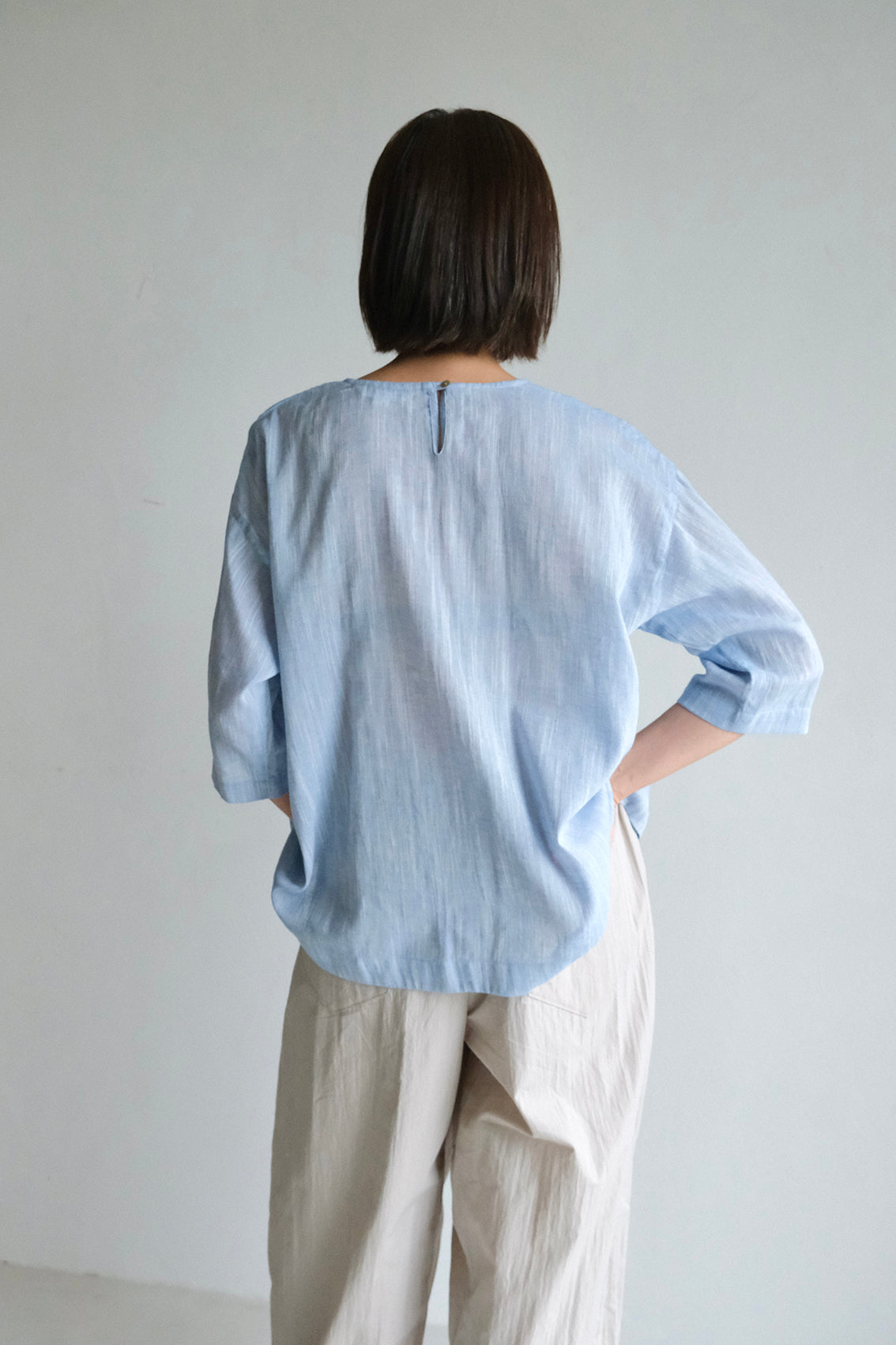 Unisex棉混紡打褶寬褲(5 colors)