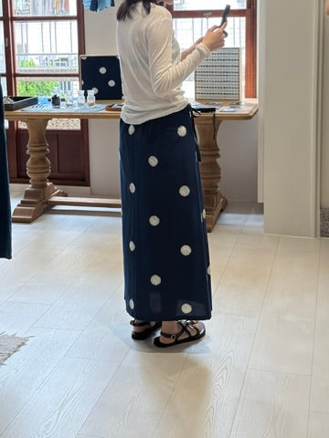 Shibori 綁帶片裙 (2 colors)