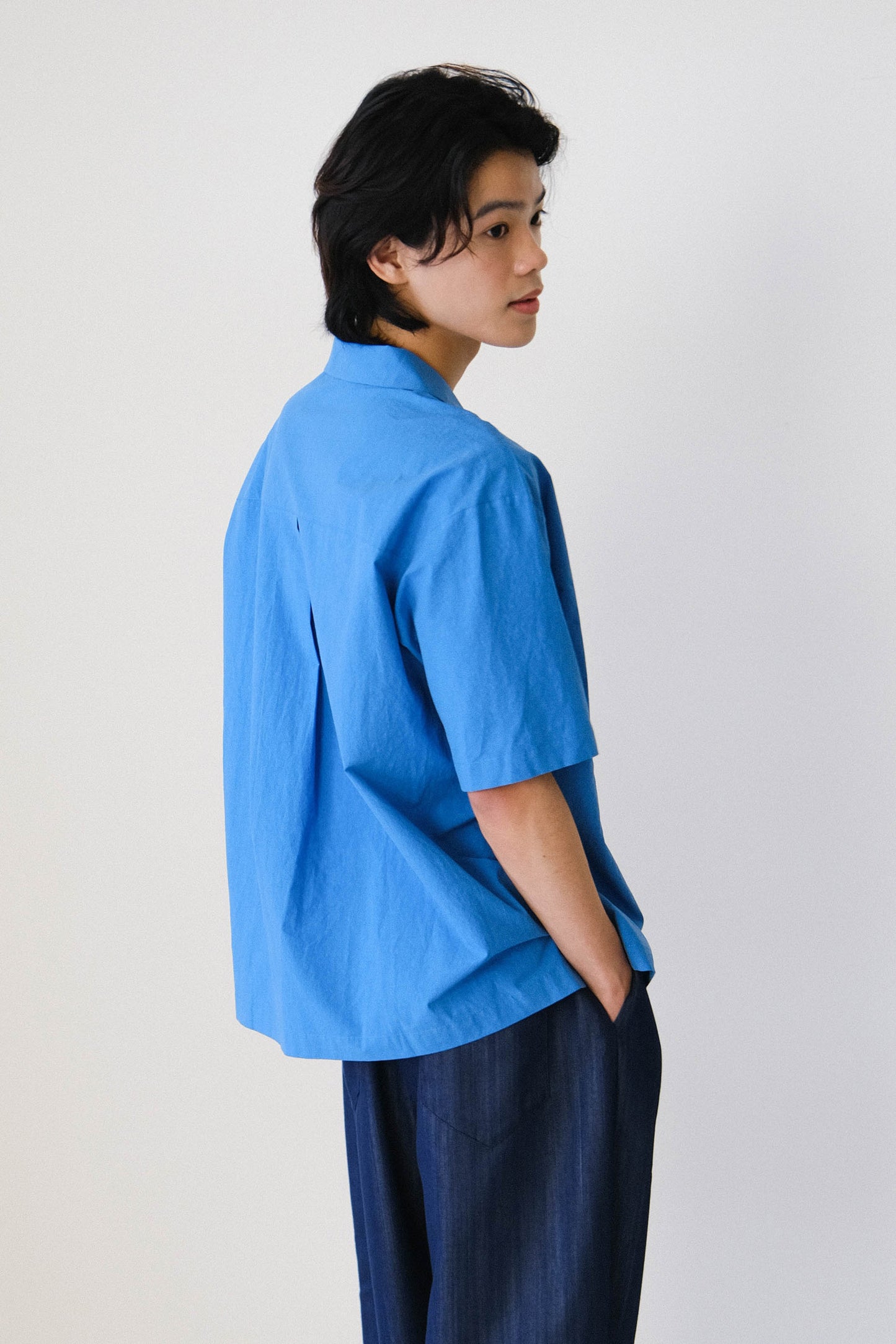 高密度棉翻領襯衫  (4 colors)