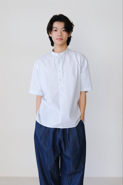 泡泡紗條紋襯衫 (3 colors)