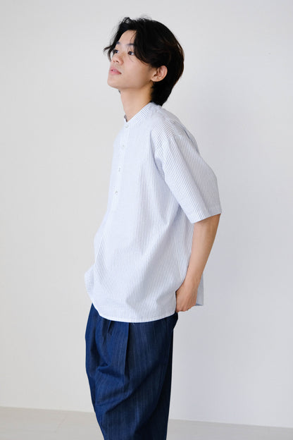 泡泡紗條紋襯衫 (3 colors)