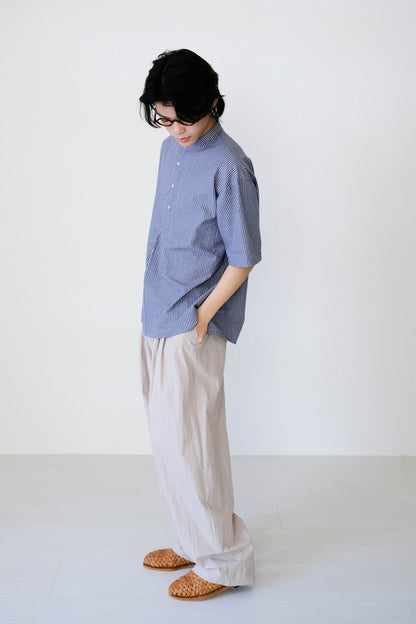 泡泡紗條紋襯衫 (3 colors)