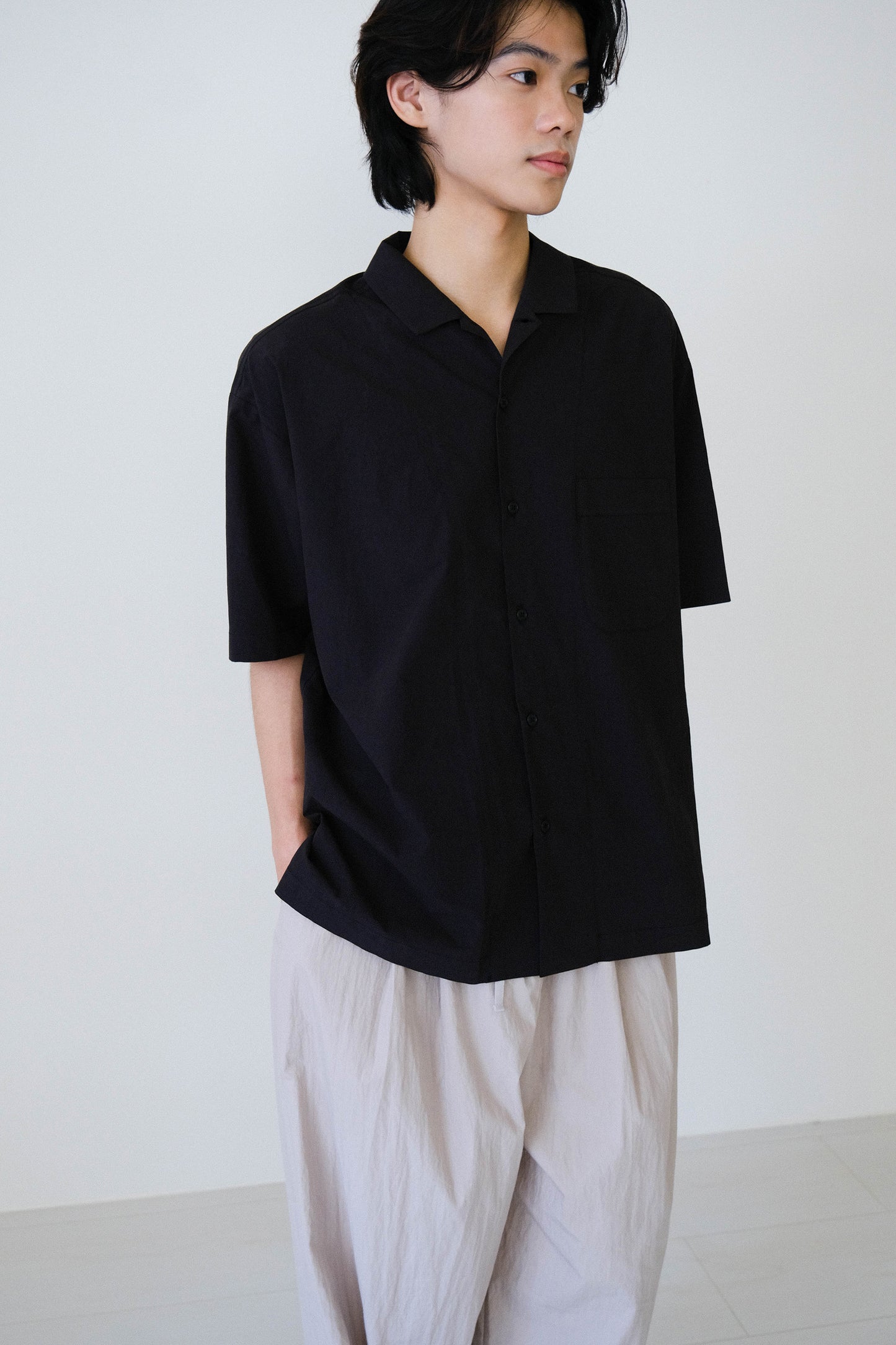高密度棉翻領襯衫  (4 colors)