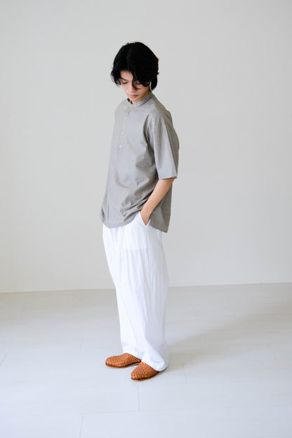 泡泡紗條紋襯衫 (3 colors)