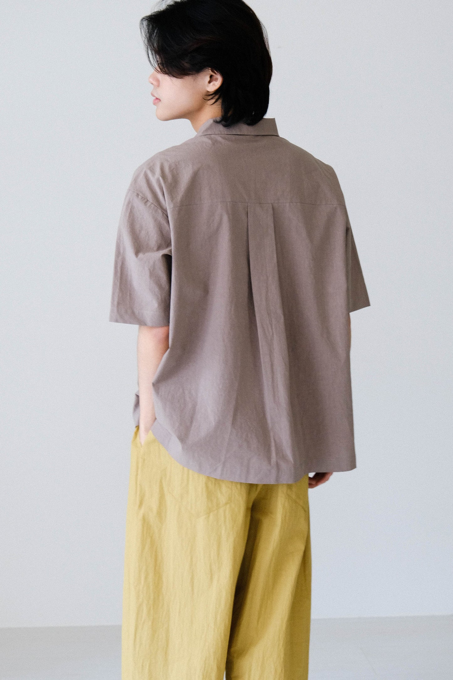 高密度棉翻領襯衫  (4 colors)