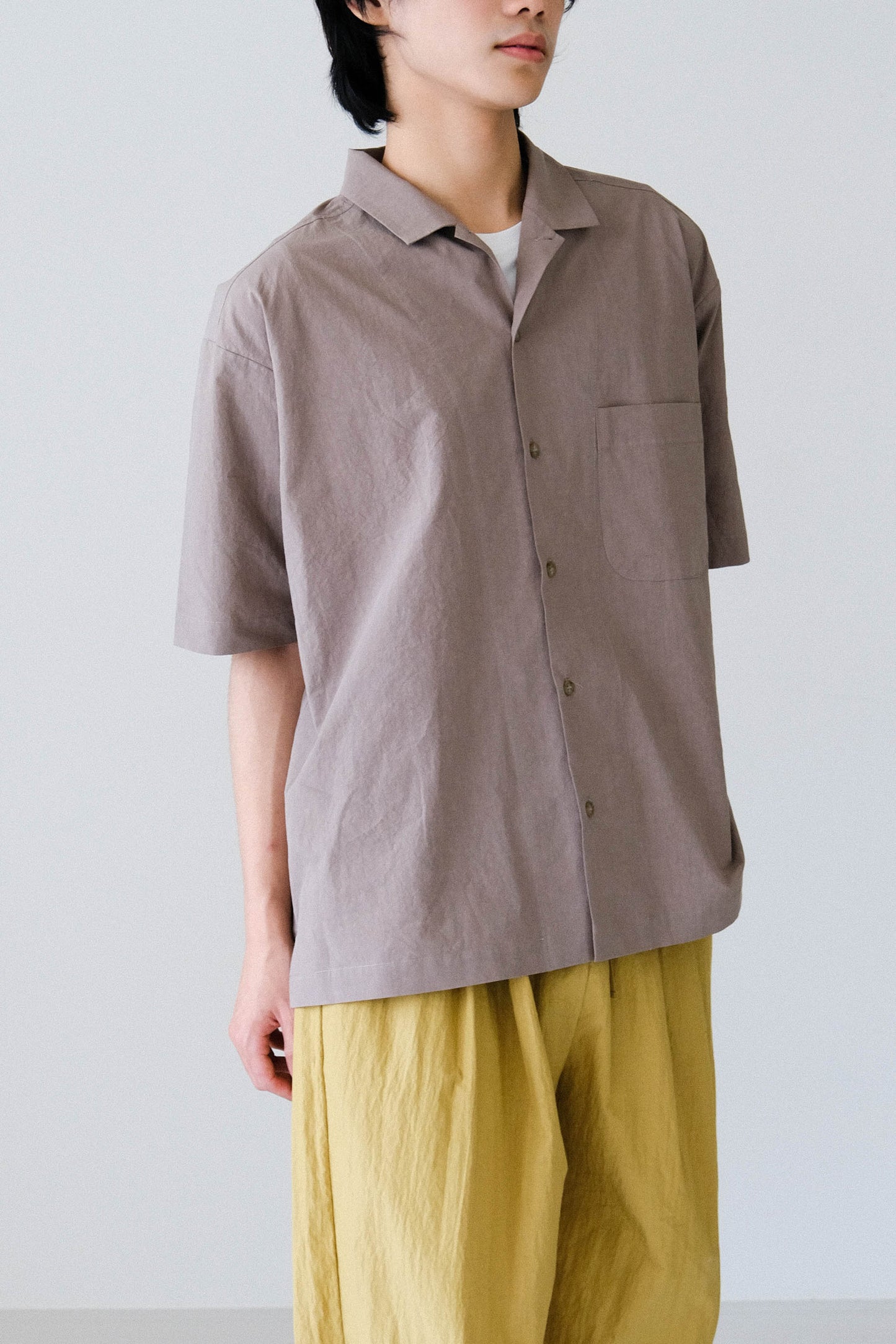 高密度棉翻領襯衫  (4 colors)