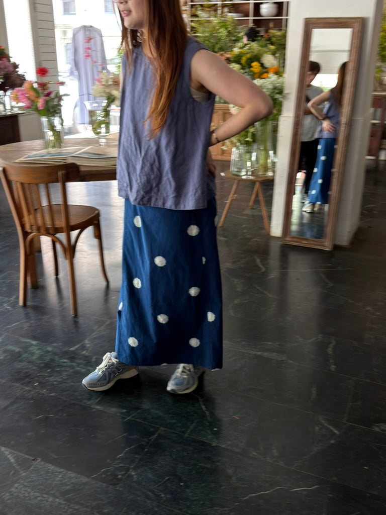 Shibori 綁帶片裙 (2 colors)