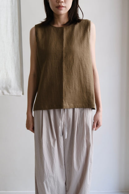 兩面穿棉紗背心(13 colors)