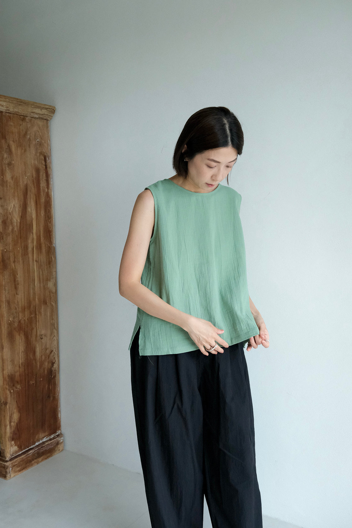 兩面穿二重紗背心(8 colors)