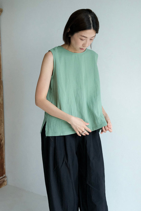 兩面穿棉紗棉紗背心(8 colors)