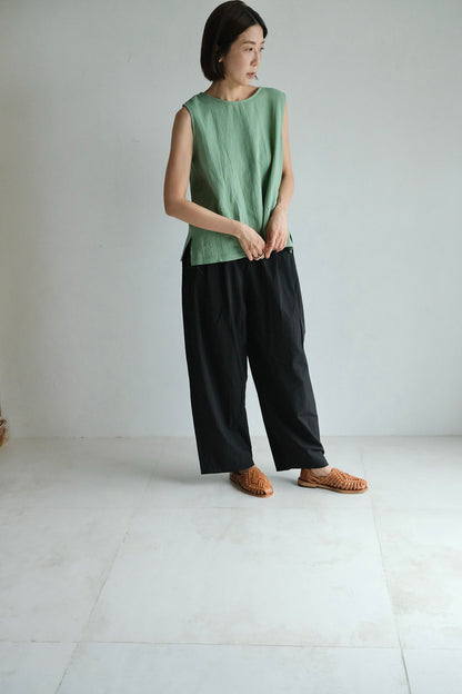 Unisex棉混紡打褶寬褲(5 colors)