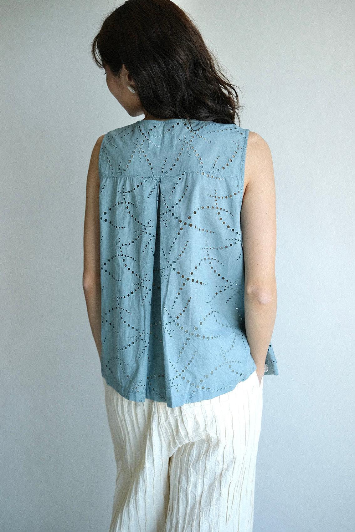 刺繡蕾絲背心 (3色)