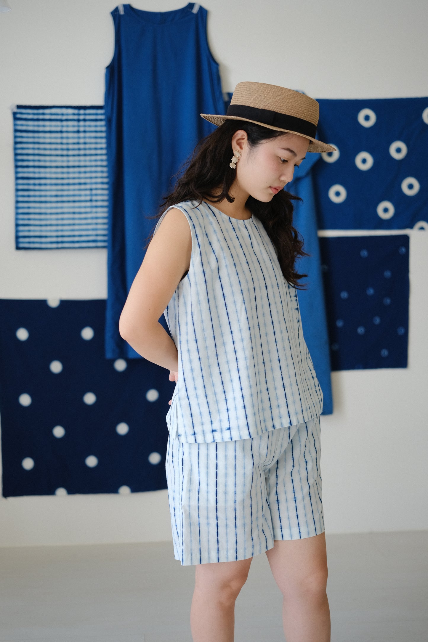 Shibori 鬆緊帶短褲(3 colors)