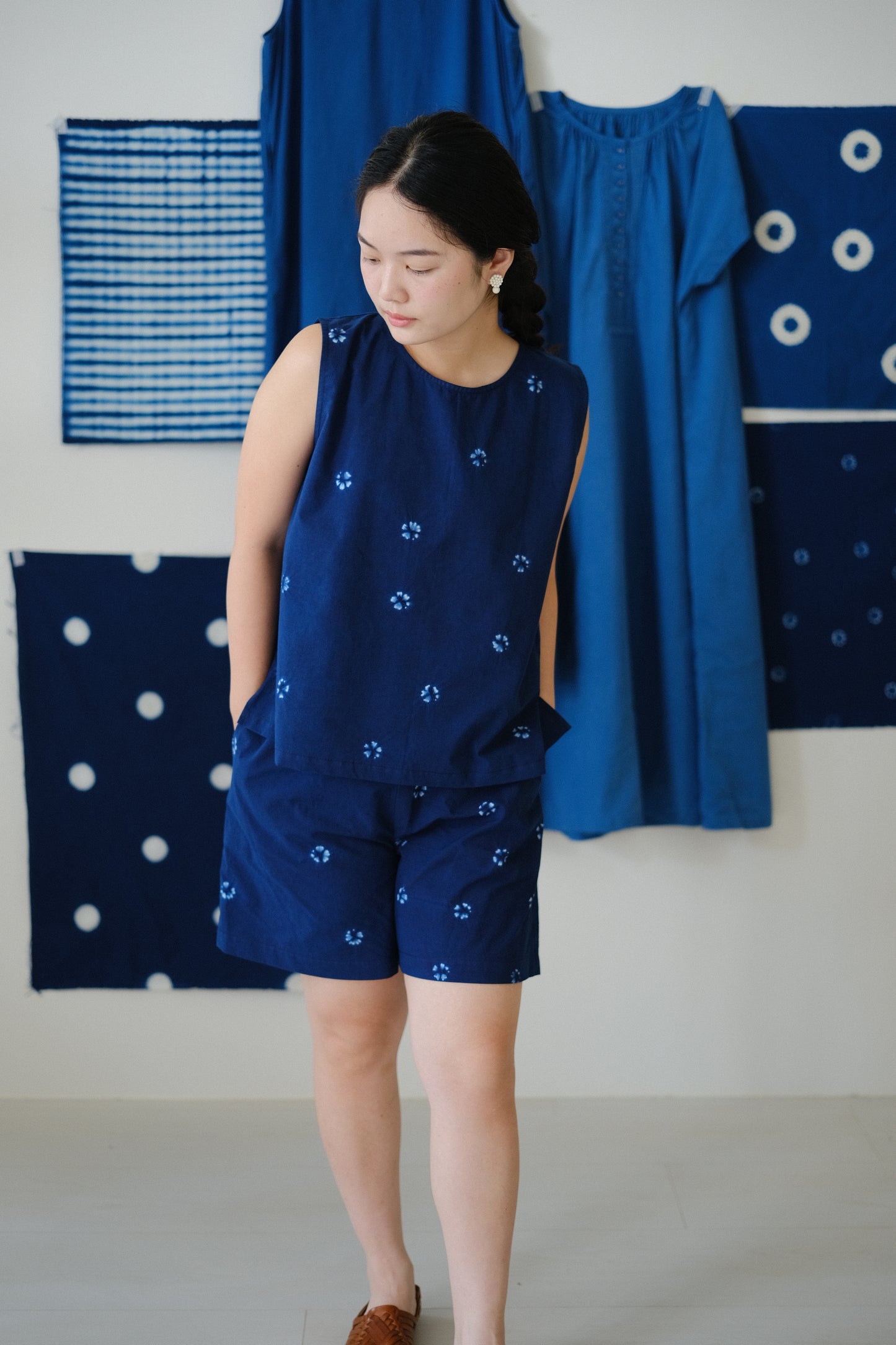 Shibori 圓領背心(3 colors)