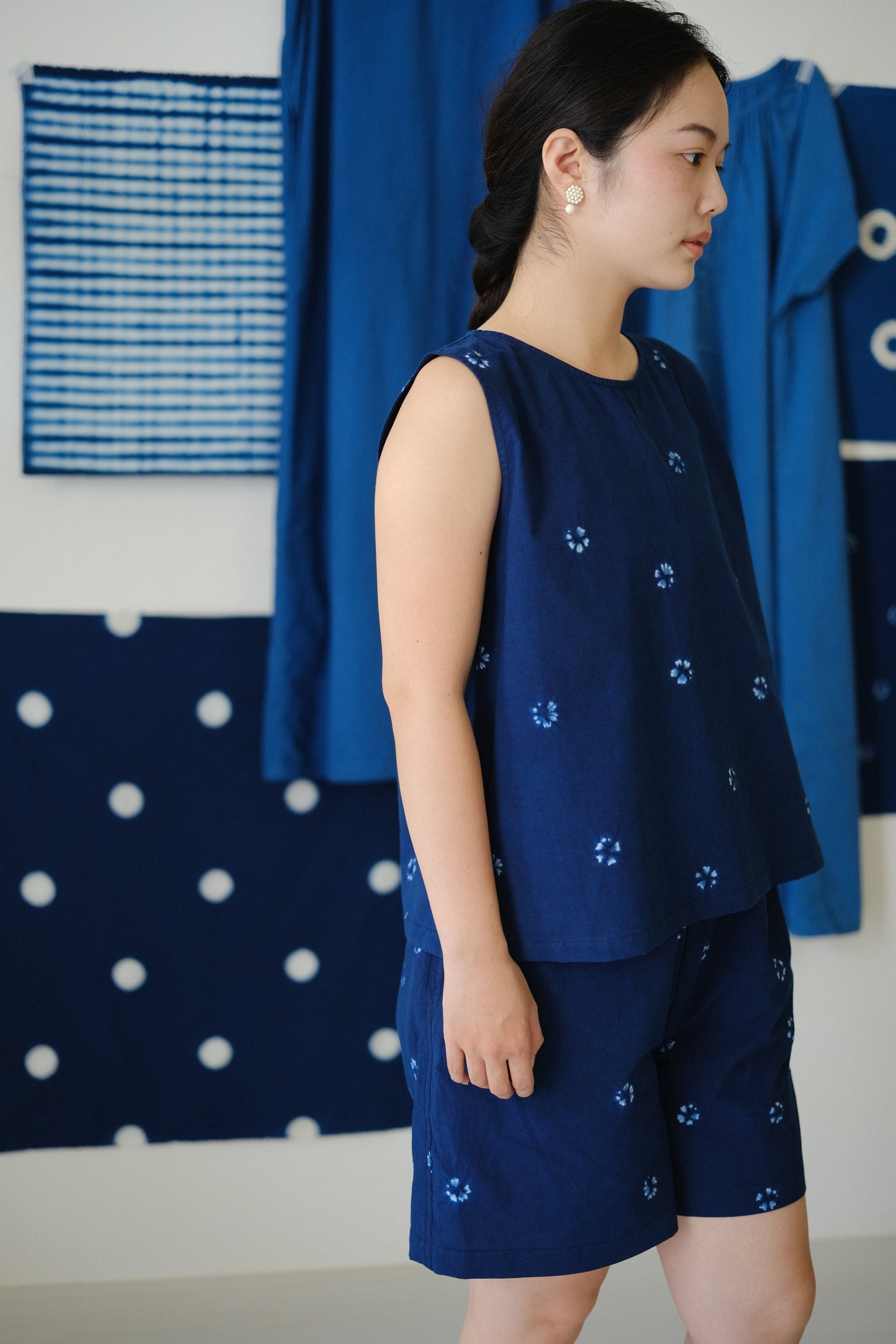 Shibori 鬆緊帶短褲(3 colors)