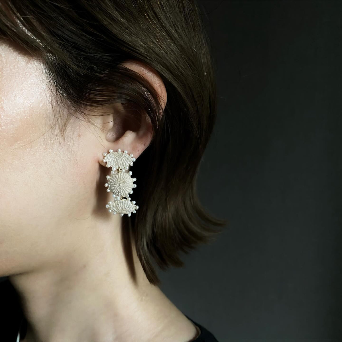 phases of the moon earring (3 colors)